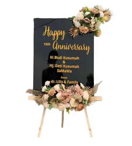 Papan Bunga Akrilik Wedding Venue Dramaga