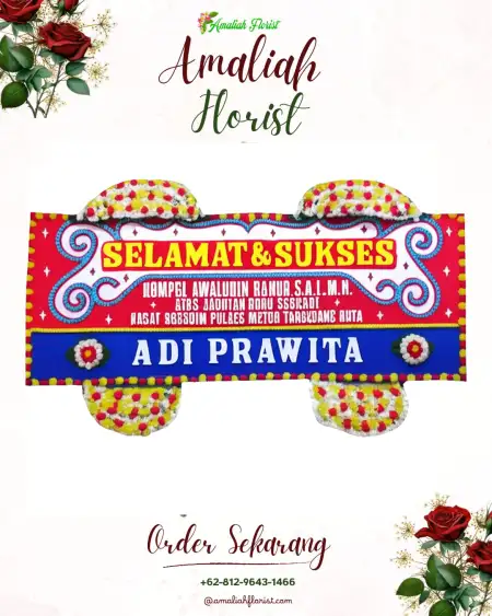 Papan Bunga Ucapan Selamat Wedding Venue Dramaga